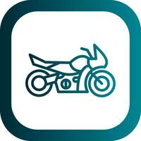 conception d'icône de vecteur de moto