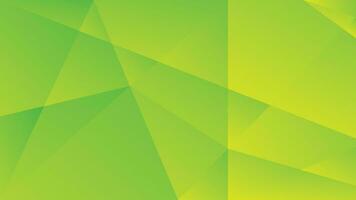 vert et Jaune pente polygone abstrait Contexte vecteur
