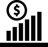 croissance affaires icône symbole vecteur image. illustration de le le progrès contour infographie stratégie développement conception image