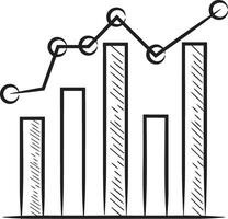 croissance affaires icône symbole vecteur image. illustration de le le progrès contour infographie stratégie développement conception image