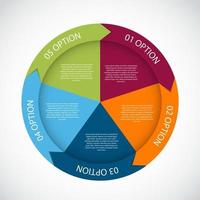 modèle d'infographie pour les entreprises vecteur