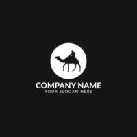 vecteur chameau logo conception modèle