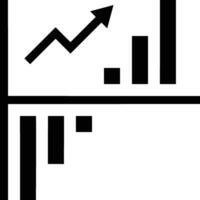 croissance affaires icône symbole vecteur image. illustration de le le progrès contour infographie stratégie développement conception image