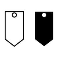prix vecteur icône ensemble. étiquette illustration signe collection. Ventes symbole ou logo.