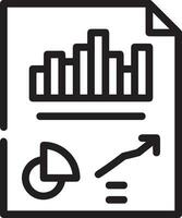 croissance affaires icône symbole vecteur image. illustration de le le progrès contour infographie stratégie développement conception image