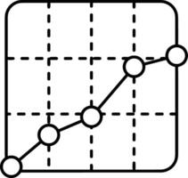 croissance affaires icône symbole vecteur image. illustration de le le progrès contour infographie stratégie développement conception image