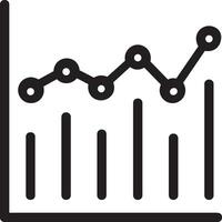 croissance affaires icône symbole vecteur image. illustration de le le progrès contour infographie stratégie développement conception image