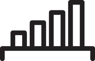 croissance affaires icône symbole vecteur image. illustration de le le progrès contour infographie stratégie développement conception image