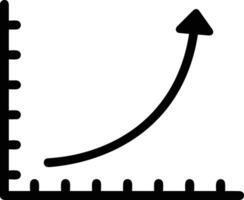 croissance affaires icône symbole vecteur image. illustration de le le progrès contour infographie stratégie développement conception image