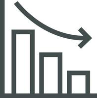 croissance affaires icône symbole vecteur image. illustration de le le progrès contour infographie stratégie développement conception image