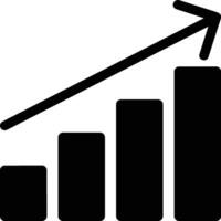 croissance affaires icône symbole vecteur image. illustration de le le progrès contour infographie stratégie développement conception image