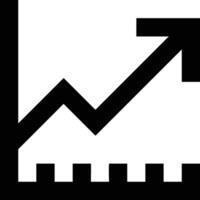 croissance affaires icône symbole vecteur image. illustration de le le progrès contour infographie stratégie développement conception image