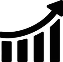 croissance affaires icône symbole vecteur image. illustration de le le progrès contour infographie stratégie développement conception image