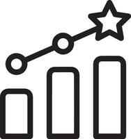 croissance affaires icône symbole vecteur image. illustration de le le progrès contour infographie stratégie développement conception image