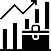 croissance affaires icône symbole vecteur image. illustration de le le progrès contour infographie stratégie développement conception image