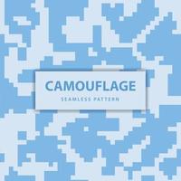 modèle sans couture de camouflage de pixel militaire et militaire vecteur