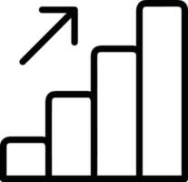 croissance affaires icône symbole vecteur image. illustration de le le progrès contour infographie stratégie développement conception image