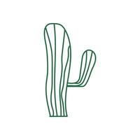 cactus ligne vecteur élément , cactus illustration icône , cactus icône , plante cactus ligne