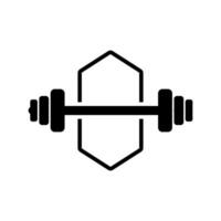 Gym aptitude logo . aptitude logo élément vecteur . fort et la musculation vecteur élément