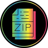 Zip *: français vecteur icône conception