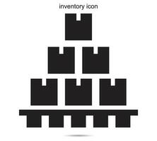 inventaire icône, vecteur illustration