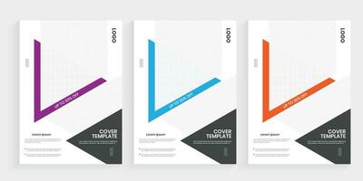 un page brochure couverture graphique gratuit disposition vecteur