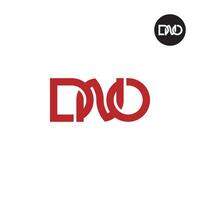 lettre dno monogramme logo conception vecteur