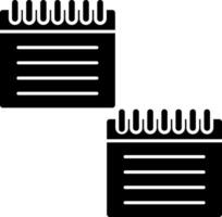 conception d'icône de vecteur de notes