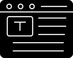 conception d'icône de vecteur de rédaction