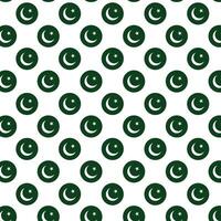 Pakistan drapeau modèle dans cercle forme vecteur