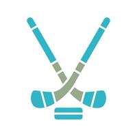 icône de vecteur de hockey sur glace