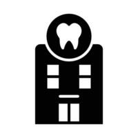 dentaire clinique vecteur glyphe icône pour personnel et commercial utiliser.