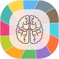 icône de vecteur de cerveau