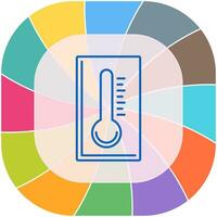 icône de vecteur de thermomètre