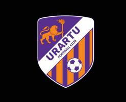 fc urartu Erevan club logo symbole Arménie ligue Football abstrait conception vecteur illustration avec noir Contexte