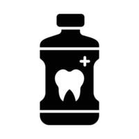 bain de bouche vecteur glyphe icône pour personnel et commercial utiliser.