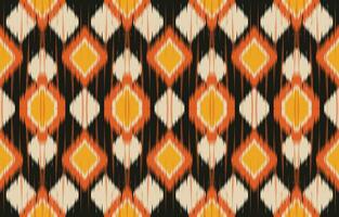 ethnique abstrait ikat art. aztèque ornement imprimer. géométrique ethnique modèle sans couture Couleur Oriental. conception pour Contexte ,rideau, tapis, fond d'écran, vêtements, emballage, batique, vecteur illustration.