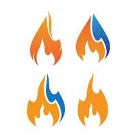 images de logo de feu vecteur