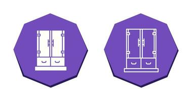 icône de vecteur de tiroir d'armoire