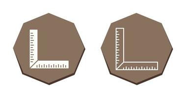 icône de vecteur de règle carrée