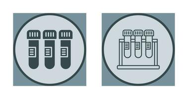icône de vecteur de tube à essai