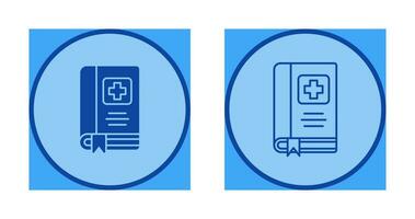 icône de vecteur de livre médical