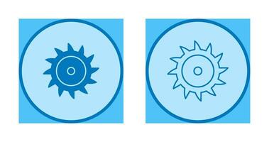 icône de vecteur de lame de scie