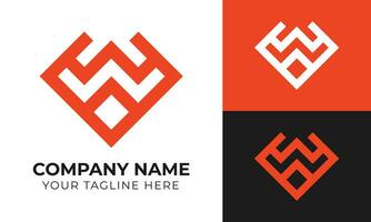 moderne minimal monogramme affaires logo conception modèle pour votre entreprise gratuit vecteur