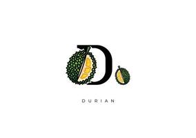 fruit vecteur - durian