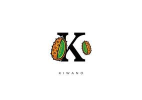 fruit vecteur - Kiwano, cornu melon