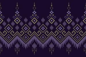 violet traverser point traditionnel ethnique modèle paisley fleur ikat Contexte abstrait aztèque africain indonésien Indien sans couture modèle pour en tissu impression tissu robe tapis rideaux et sarong vecteur
