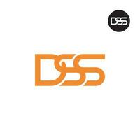 lettre dss monogramme logo conception vecteur