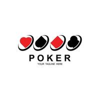 poker logo vecteur icône illustration conception