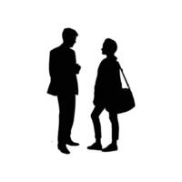 vecteur couple silhouette.